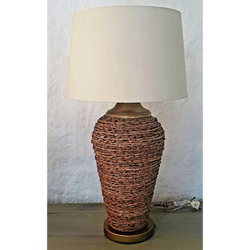 Lámpara Porteña - Natural / 43 cm / 70 cm